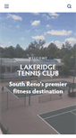 Mobile Screenshot of lakeridgetennisclub.com